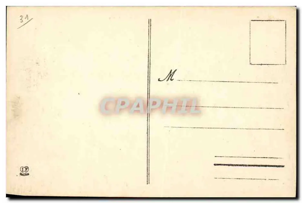 Toulouse - Vista panorâmica — editor Labeume Frères, n° 128 - Verso