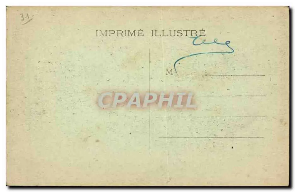 Toulouse — Rue Alsace-Lorraine — Imprimé Illustré - Verso