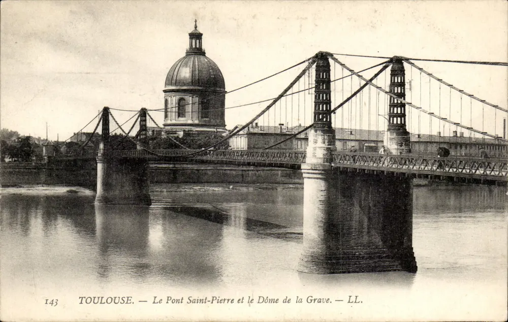 Toulouse — Pont Saint-Pierre und Dôme de la Grave — LL. n°143 - Vorderseite