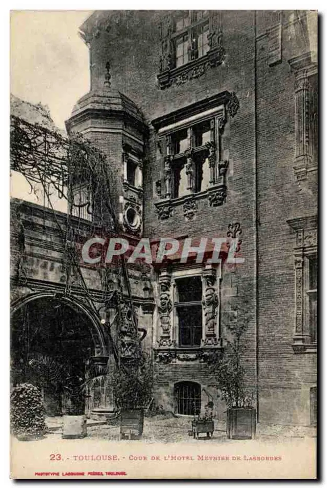 Toulouse - Cour de l'Hôtel Ményier de Lassordes — Phototype Ladruisme Toulouse, Nr. 23 - Vorderseite