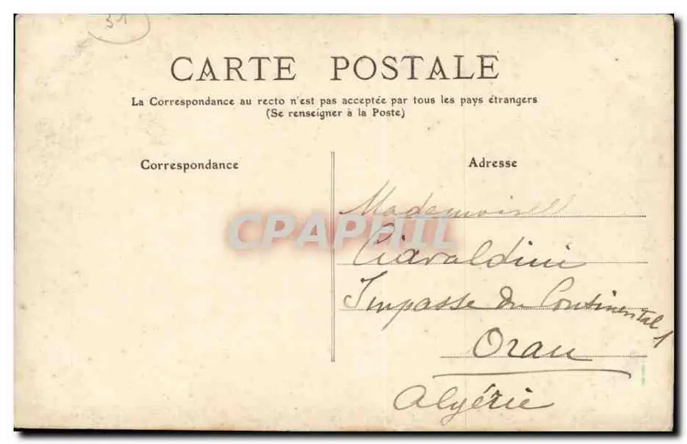 Toulouse - Iglesia de San Sernin — editor desconocido, n° 25 - Reverso