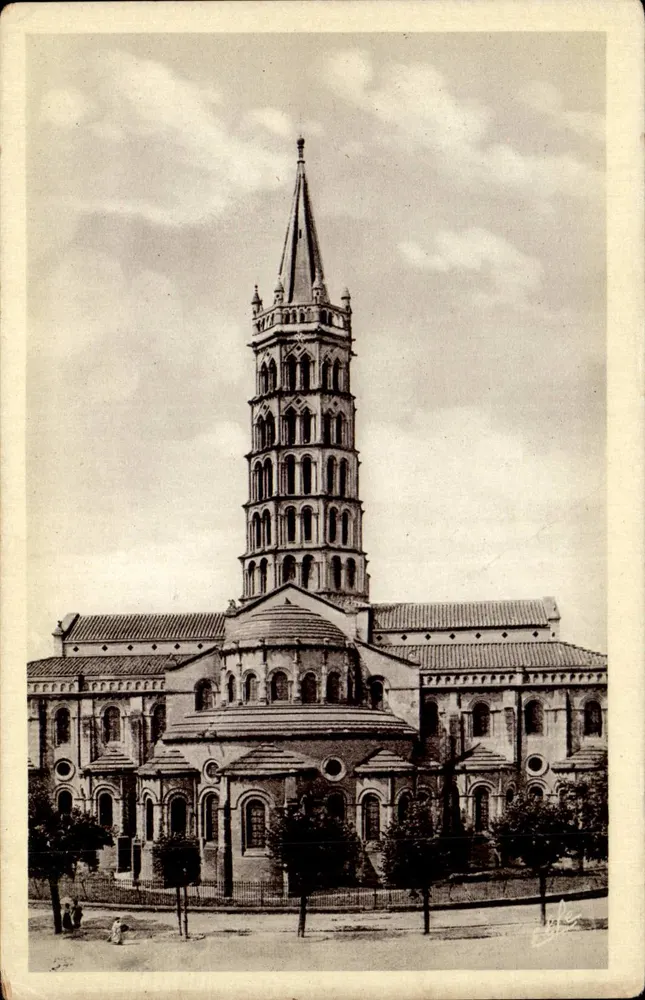 Abside da basílica São Sernin — Toulouse — Edição Labouche-Océan - Frente