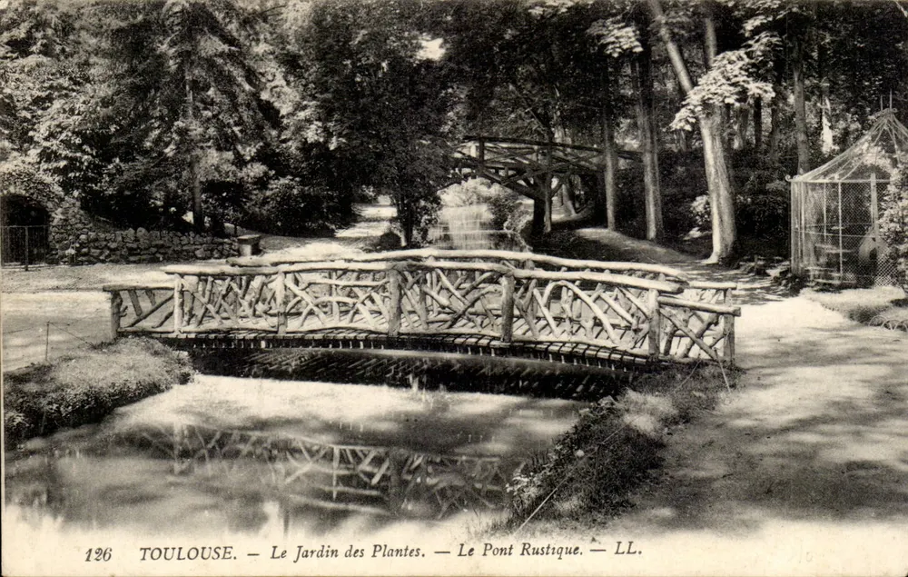 Toulouse — Der Botanische Garten — Der Rustikale Brücke — LL. — Nr. 126 - Vorderseite