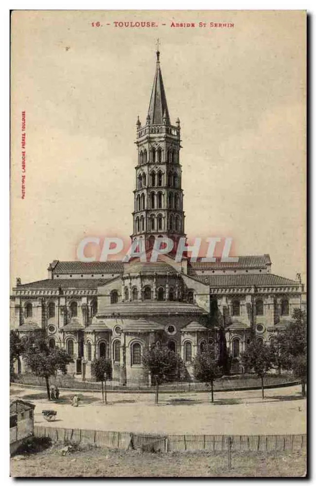 Toulouse - Abadia São Sernin — Museu Philippe Langeoc, Toulouse - Frente
