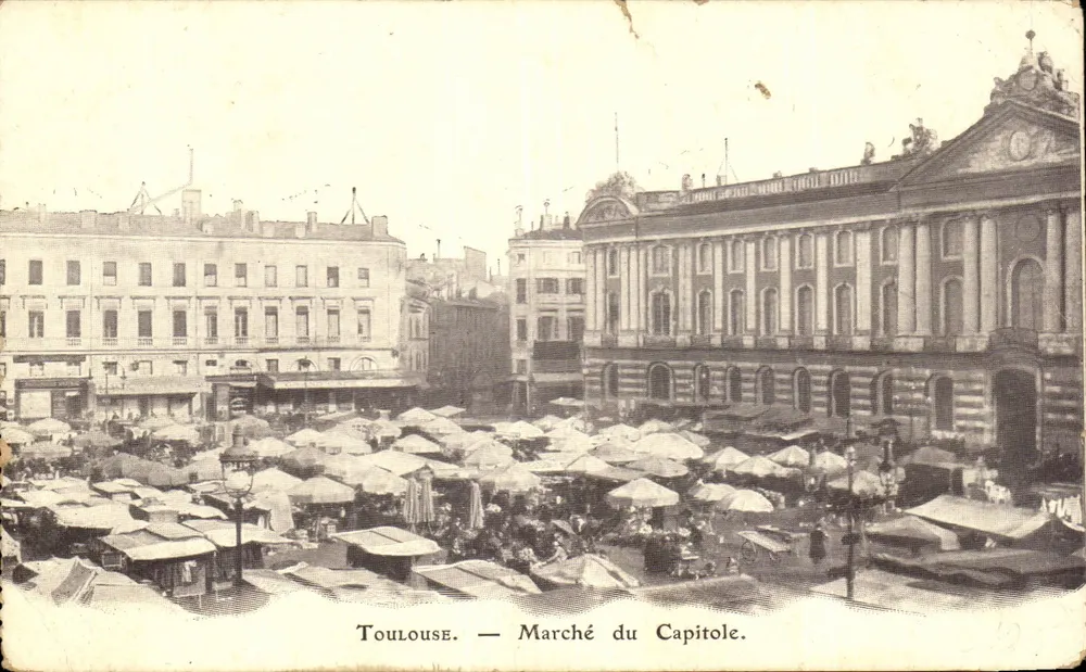 Toulouse — Mercado do Capitólio — Editor não identificado, n° de série 12 - Frente