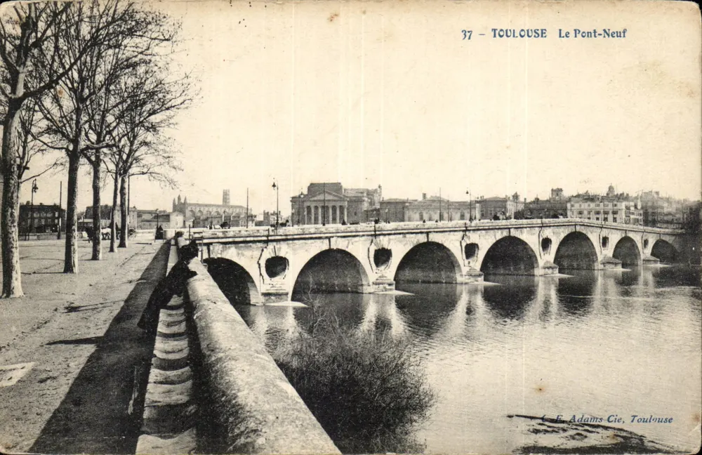 Toulouse — O Pont-Novo — E. Adams Cie, Toulouse - Frente