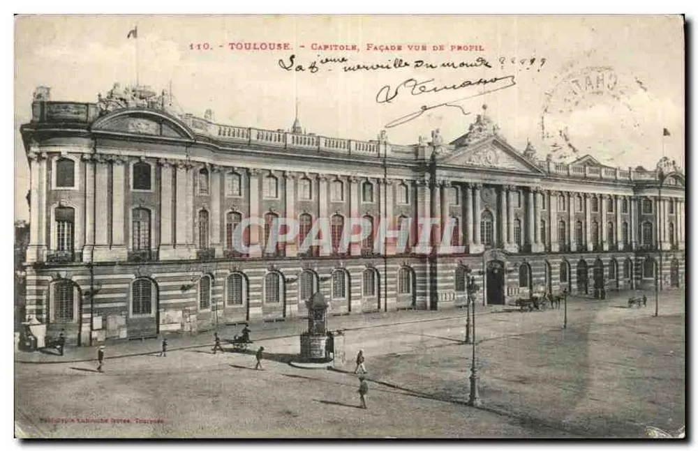 Toulouse - Capitole, Fachada vista de frente — editor Toulouse, n° 110 - Frente