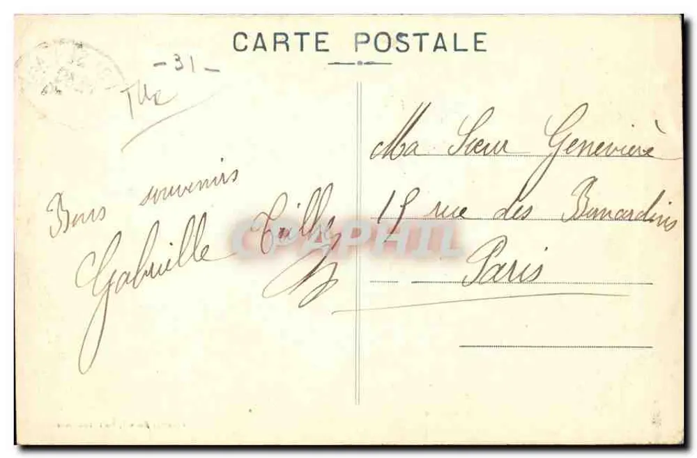 Toulouse — Igreja de Saint-Sernin — J. Longi Béchel, Ed. Toulouse - Verso