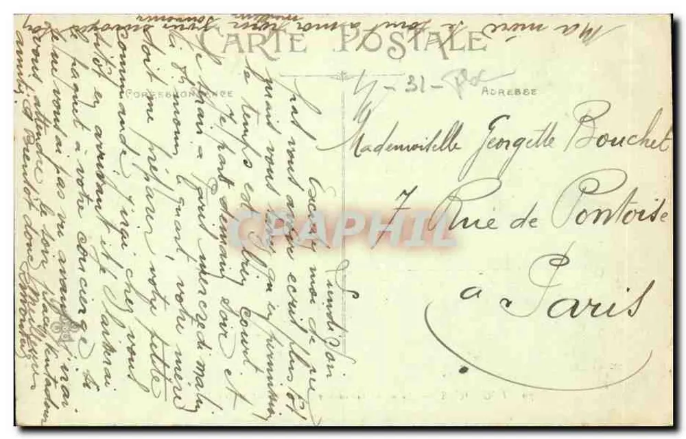 Toulouse — Estátua de Goudouly (Praça Lafayette) - Verso