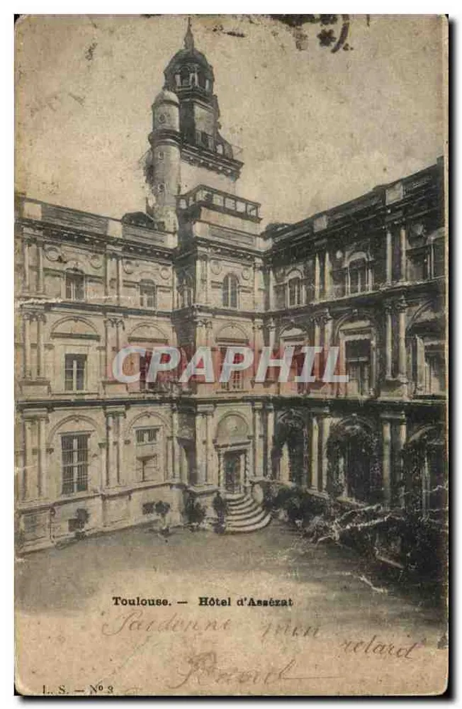 Toulouse — Hotel d'Assézat — L. S. — N° 3 - Frente