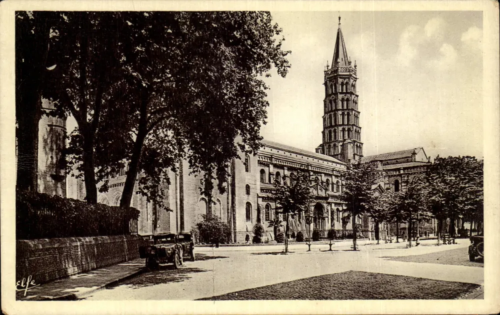 Toulouse — Basílica de São Sernim — Edição Labouche-Toulouse, n°12 - Frente