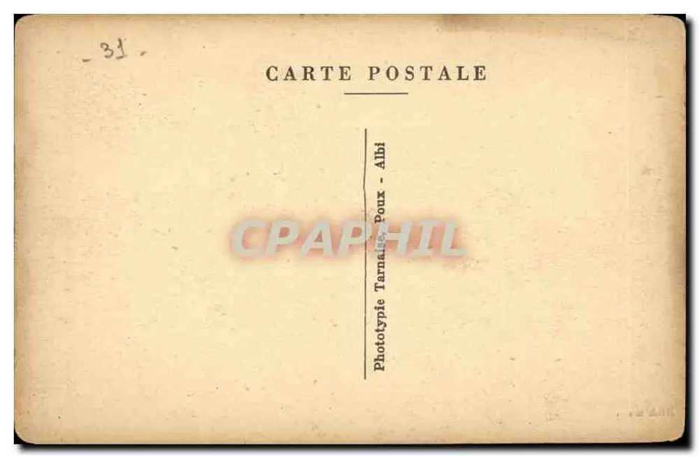 Toulouse - Quartel Pérignon do 2º Aérostier — La Haute-Garonne Illustrée, P. X. - Verso