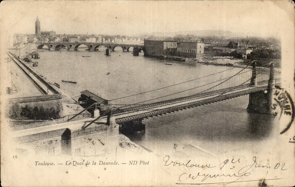 Toulouse — O Quai de la Daurade — ND Phot - Frente