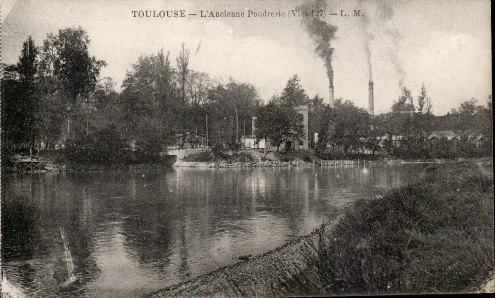 Toulouse — Das alte Pulverwerk (Visa 127) — L. M. - Vorderseite