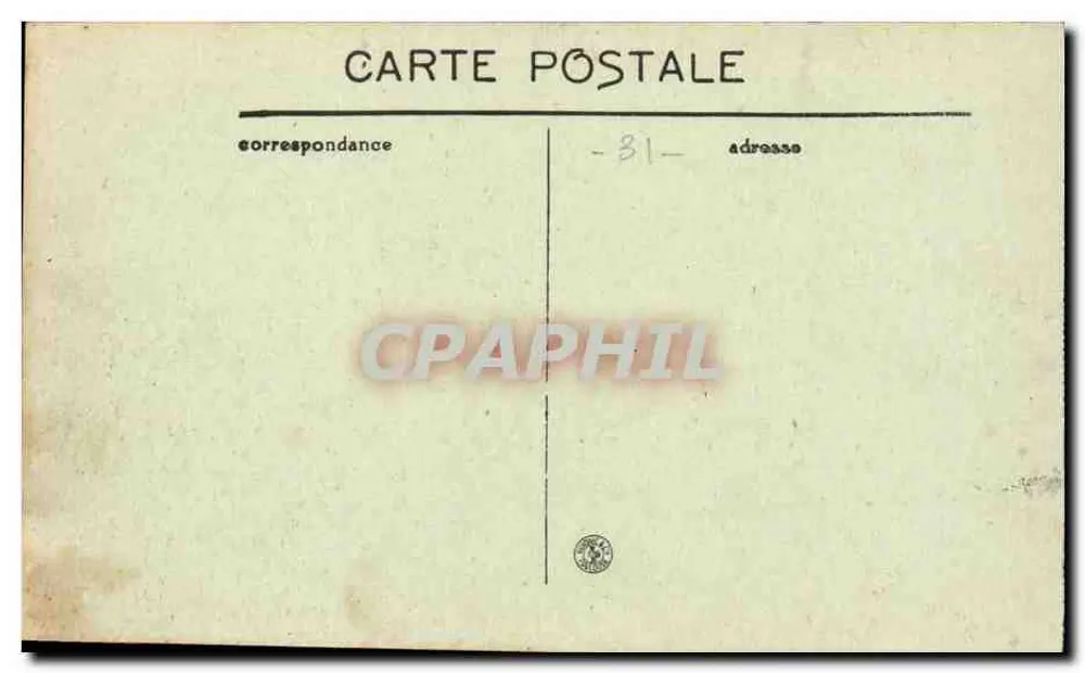 Toulouse — Das alte Pulverwerk (Visa 127) — L. M. - Rückseite