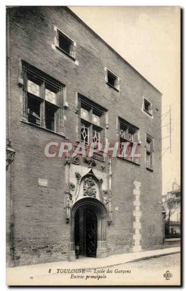Toulouse — Lycée des Garçons — Haupteingang - Vorderseite