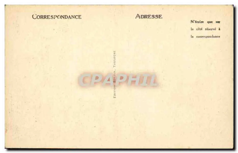 Toulouse — O Hotel d'Assezat — Édition Beguin, n°57 - Verso