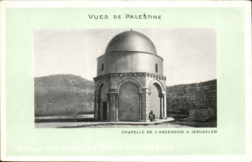 Kapelle der Auferstehung in Jerusalem — Ansichten Palästinas — Ausgabe der Schokoladenfabrik Aiguebelle - Vorderseite