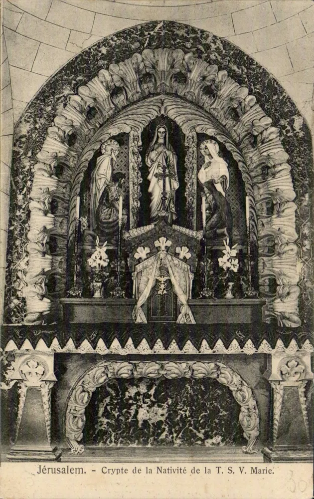 Jerusalem - Grabkapelle der Geburt der V. M. Maria - Vorderseite