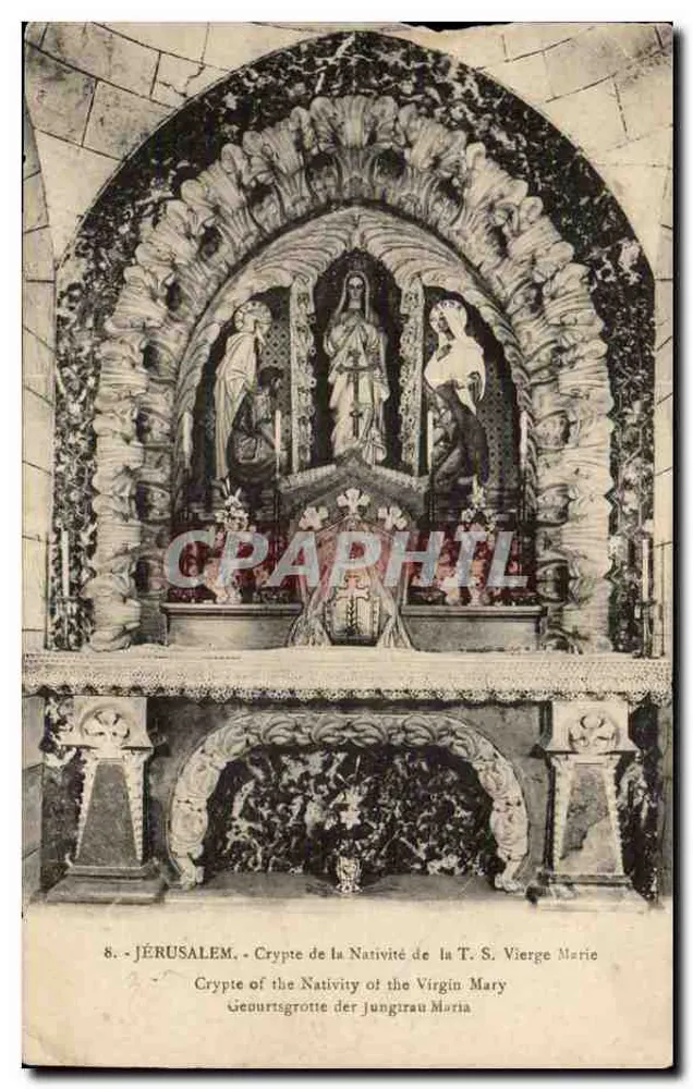 Jerusalem - Grabkapelle der Geburt der Jungfrau Maria — Verlag: Weiße Väter, Sainte-Anne - Vorderseite