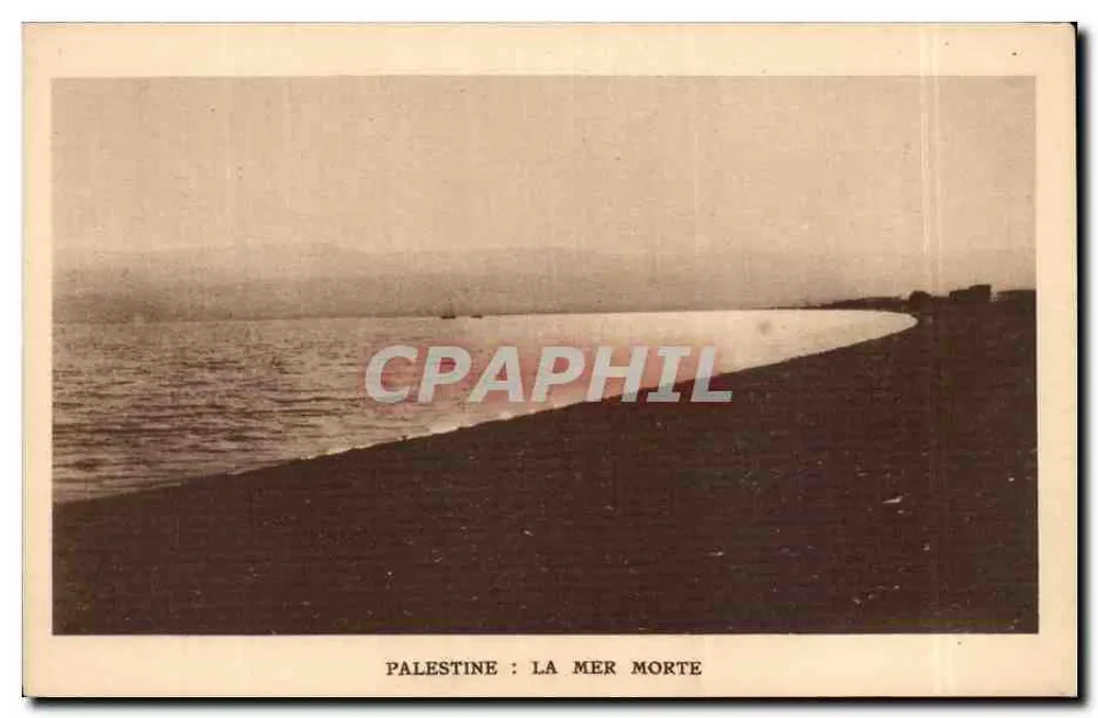 Palästina: Das tote Meer — protestantische Pilgerreisen in Palästina (1926–1930) — A. Montuet, Verlag, 64, rue de Seine, Paris - Vorderseite