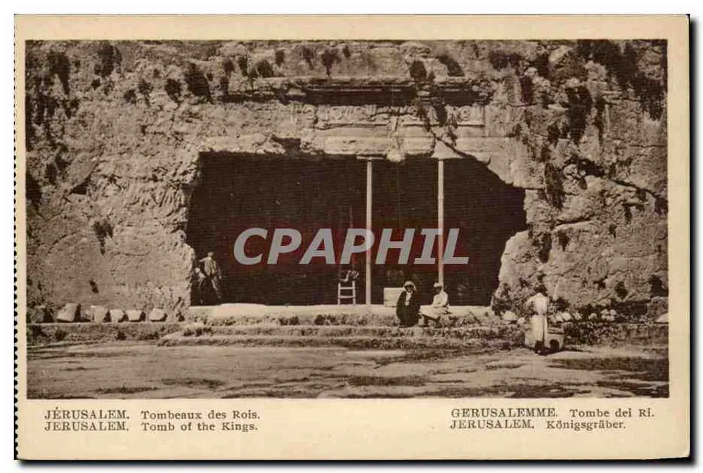 Jerusalem. Graber der Könige — Verlag A. Attallah Brüder, Jerusalem - Vorderseite