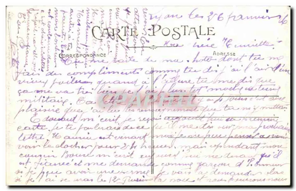 LYON — Universitätsbrücke und die Fakultäten — Carrier, Verlag, Modell angemeldet - Rückseite