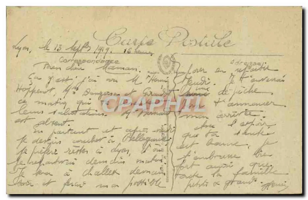 LYON — O Parque da Tête d'Or — O Lago — LL. — Selecta — n°336 - Verso