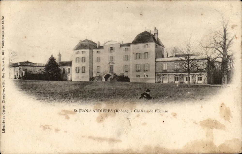 St-Jean-d'Ardières (Rhône) — Château de l'Ecluse — éditeur : Librairie du Centre, Chambion, 188, Rue Nationale, Villafraîche-sur-Saône - Frente