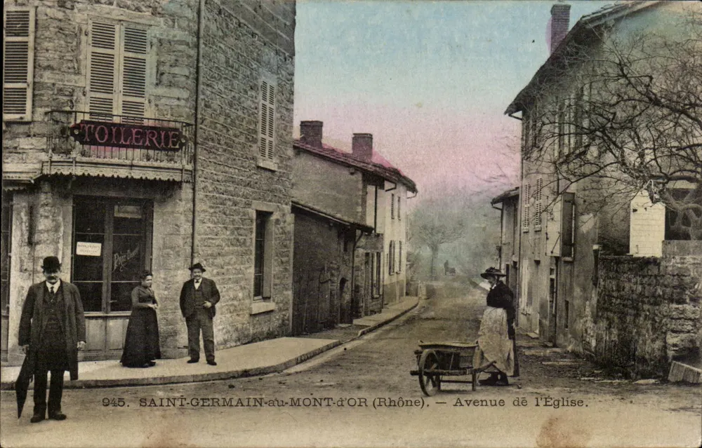 Saint-Germain-au-Mont-d'Or (Rhône) — Avenue de l'Église — Toilerie - Vorderseite