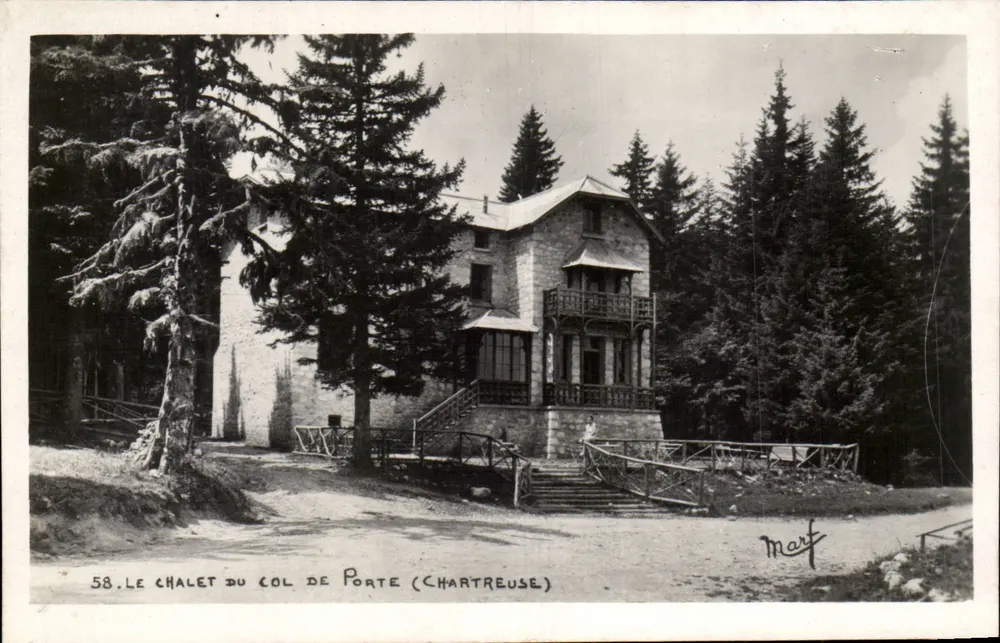 O Chalet do Col de Porte (Chartreuse) — n°58 — editor Mart - Frente