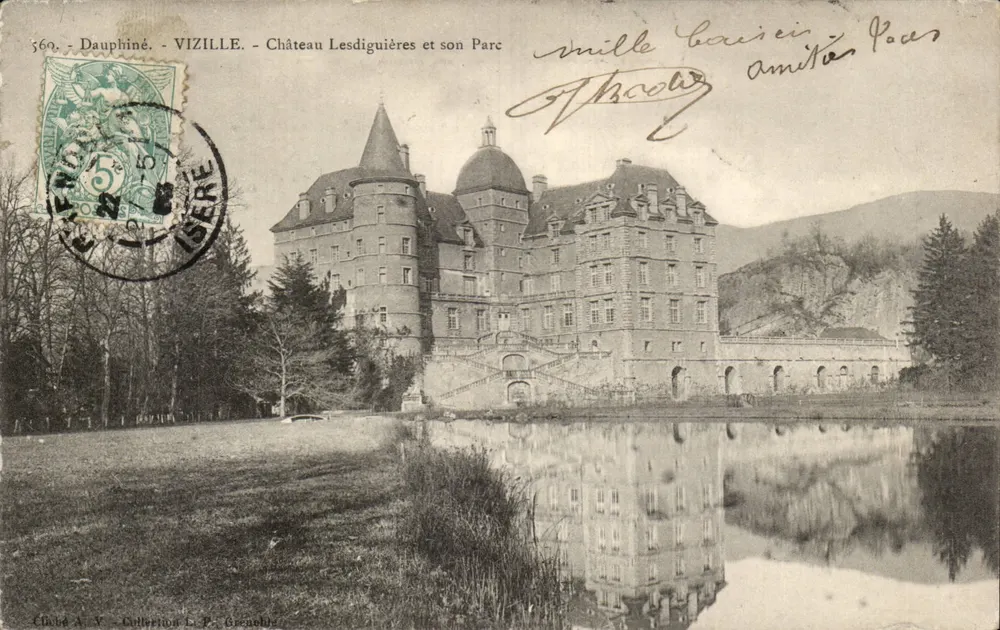 Vizille - Schloss Lesdiguières und sein Park — Dauphiné, Verlag Clotilde A. V. Sammlung L. P. Grenoble, Nr. 360 - Vorderseite