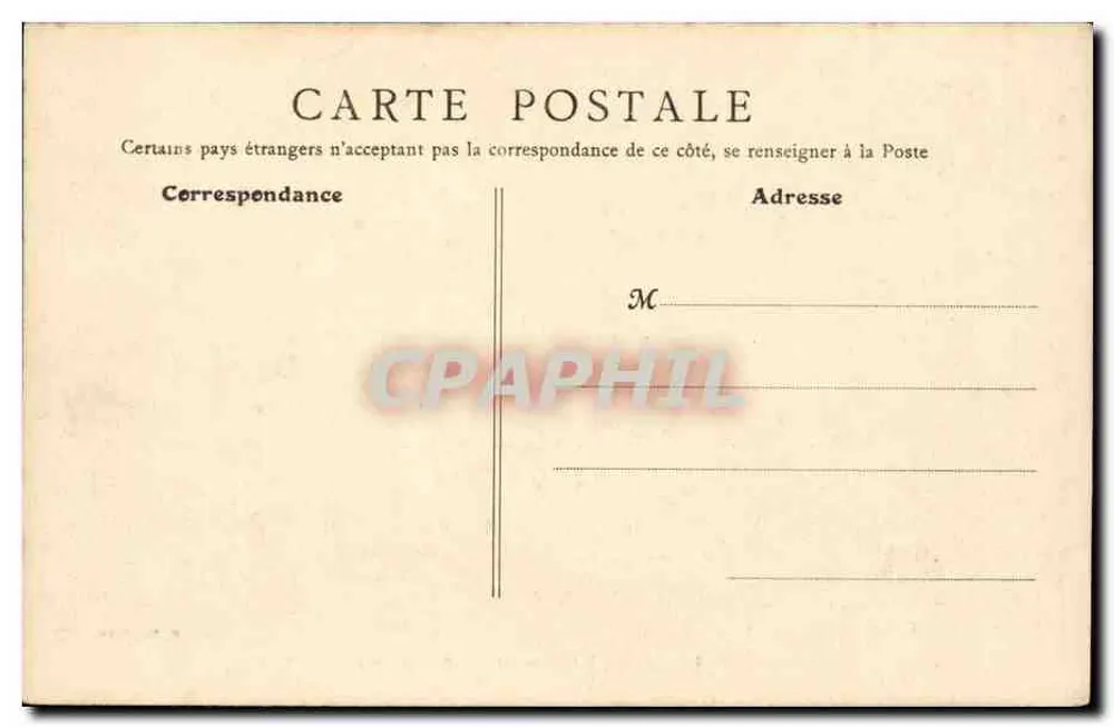 Lyon - Seilbahn - Rue Terme — Verlag E. F., Paris, n° 1745 - Rückseite
