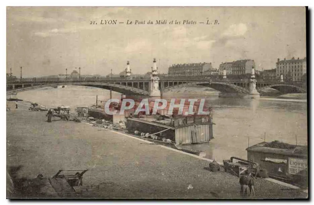 LYON — O Ponte do Meio e as Plates — L. B. - Frente