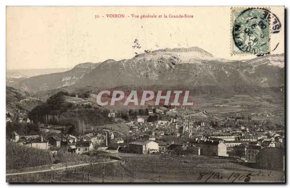 Voiron - Allgemeiner Blick und die Grande-Sure — n°32 - Vorderseite