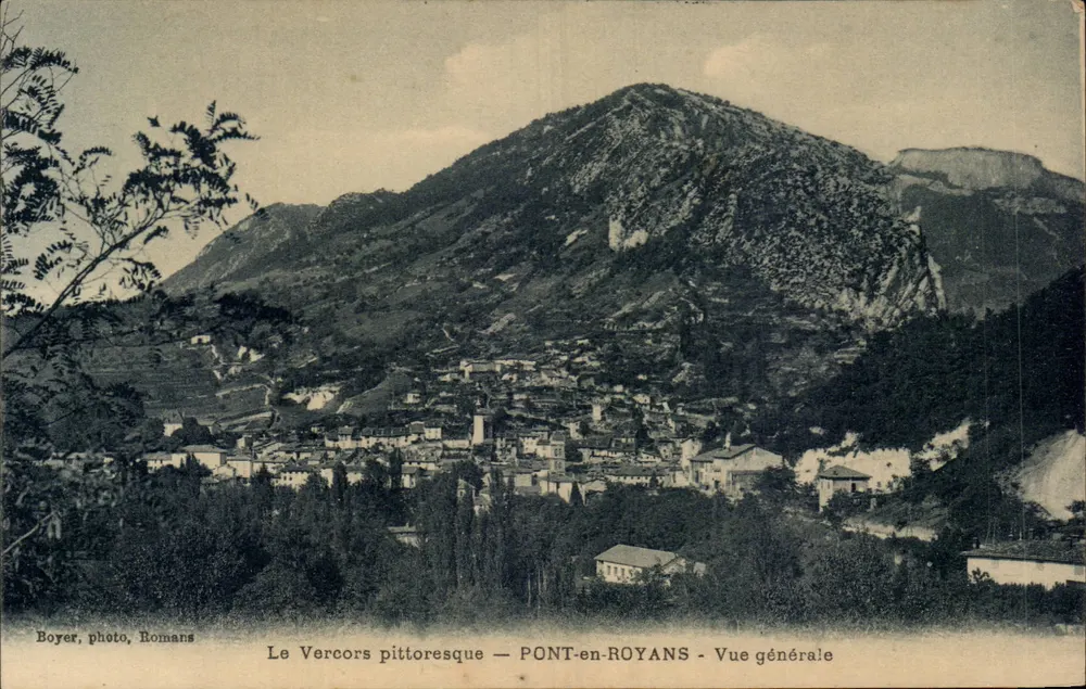 O Vercors pitoresco — PONT-en-ROYANS — Vista geral — Boyer, foto, Romans - Frente