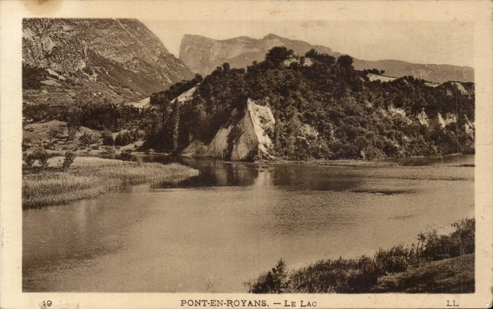 Pont-en-Royans — O Lago — LL - Frente