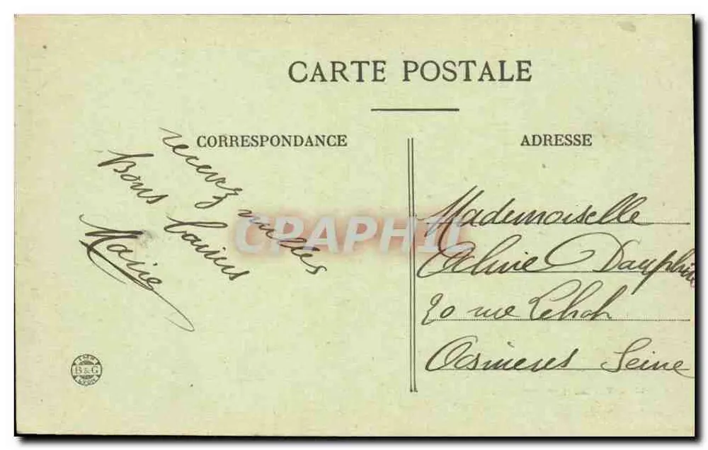 Sassenage — La Gare — Hôtel Faure — Tramway - Verso