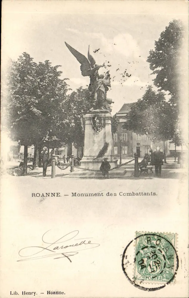 Roanne — Monumento dos Combatentes — Lib. Henry, Roanne - Frente