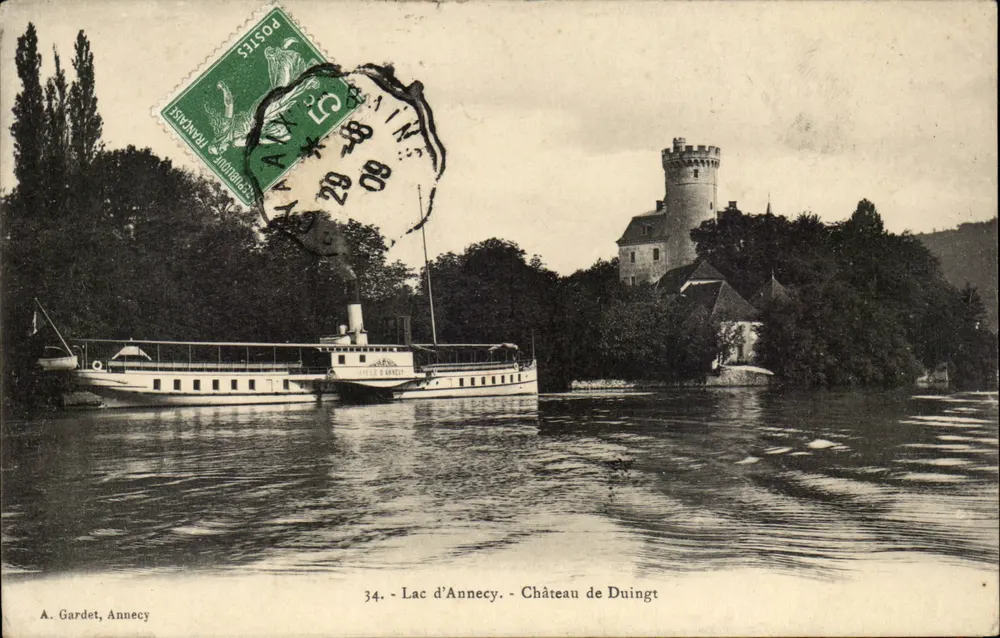 See Annecy — Schloss Duingt — A. Gardet, Annecy - Vorderseite