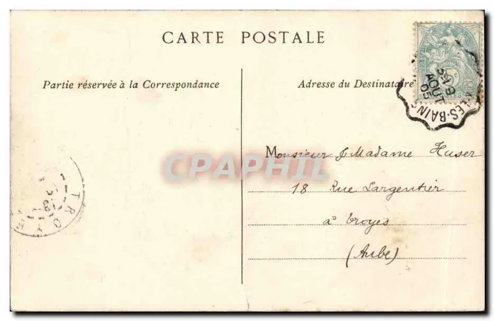 See Annecy — Insel der Schwäne — Edition A. Gardet - Annecy - Rückseite