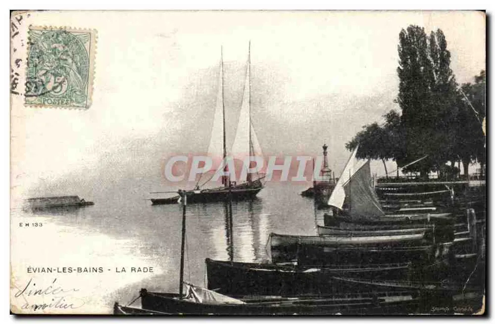 ÉVIAN-LES-BAINS - LA RADE — Verlag: G. G. G. - Nr. EN 133 - Vorderseite