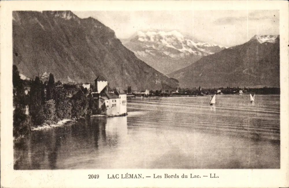 Lago Léman — As margens do lago — LL. — n° 2049 - Frente