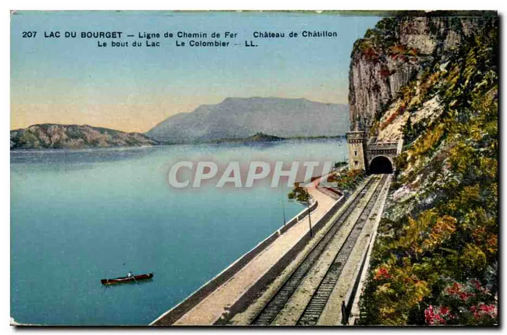 See Bourget — Eisenbahnlinie Le Colombier — Schloss Châtillon — LL. 207 - Vorderseite