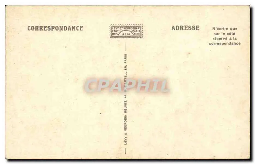 See Bourget — Eisenbahnlinie Le Colombier — Schloss Châtillon — LL. 207 - Rückseite