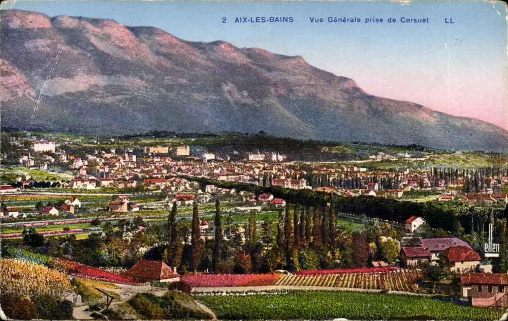 Aix-les-Bains — Allgemeiner Blick von Corsuet — LL - Vorderseite
