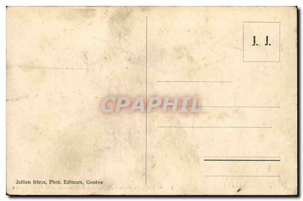 Aix-les-Bains — Grand Hôtel de Bernascon und der Mont-Revard — J. J. 8410 - Rückseite