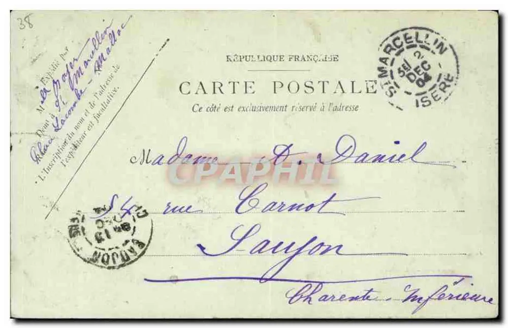 Environs de Grenoble — Route de la Grande-Chartreuse — Le Pic d'Ueillet — LL. n°152 - Verso