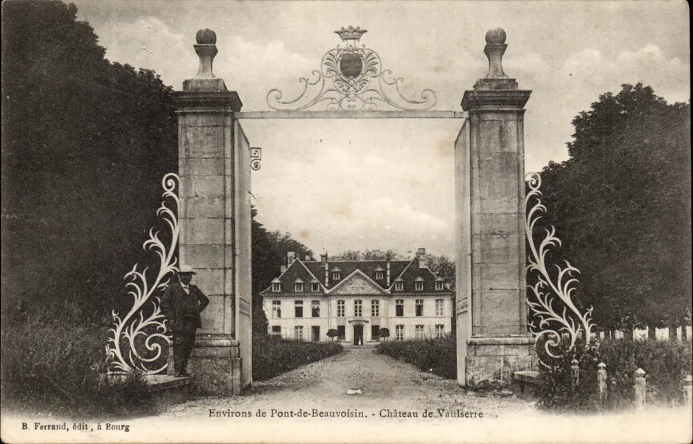 Umgebung von Pont-de-Beauvoisin — Schloss Vaulserre — B. Ferrand, Verlag, in Bourg - Vorderseite