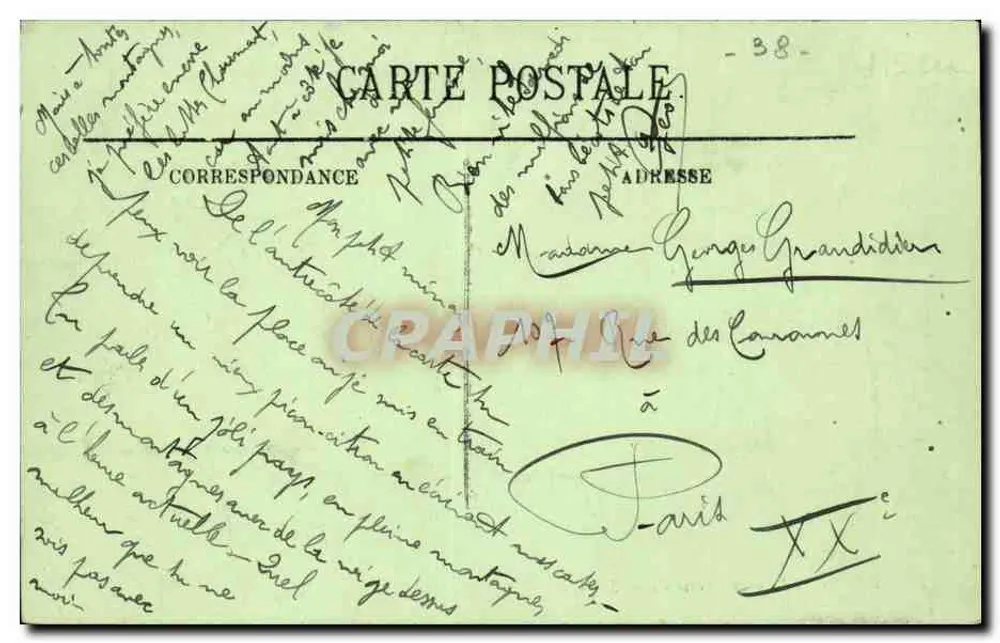Grenoble — A Praça Victor-Hugo — I.L. - Verso